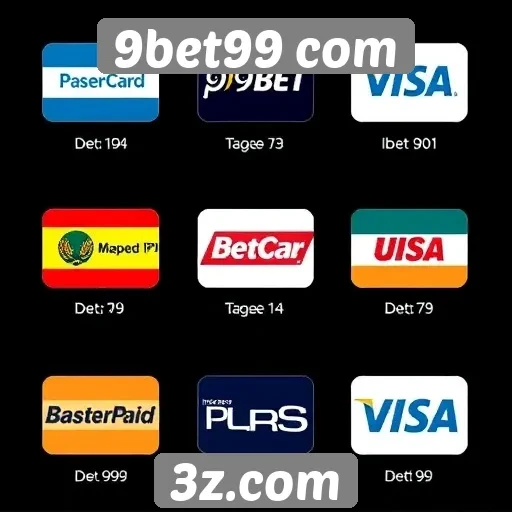 Métodos de pagamento aceitos no 9bet99 com