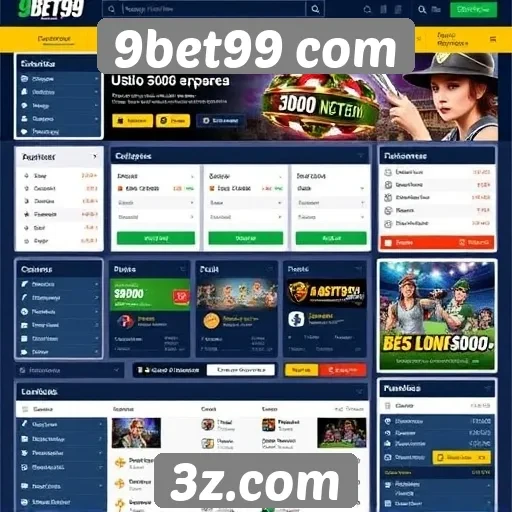 Avaliação da interface do usuário do site 9bet99